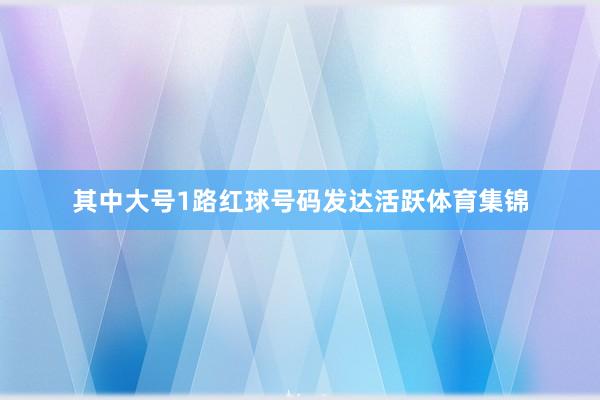 其中大号1路红球号码发达活跃体育集锦