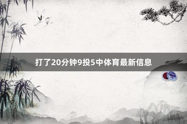 打了20分钟9投5中体育最新信息