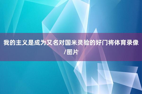 我的主义是成为又名对国米灵验的好门将体育录像/图片