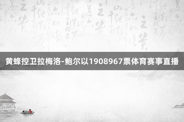 黄蜂控卫拉梅洛-鲍尔以1908967票体育赛事直播